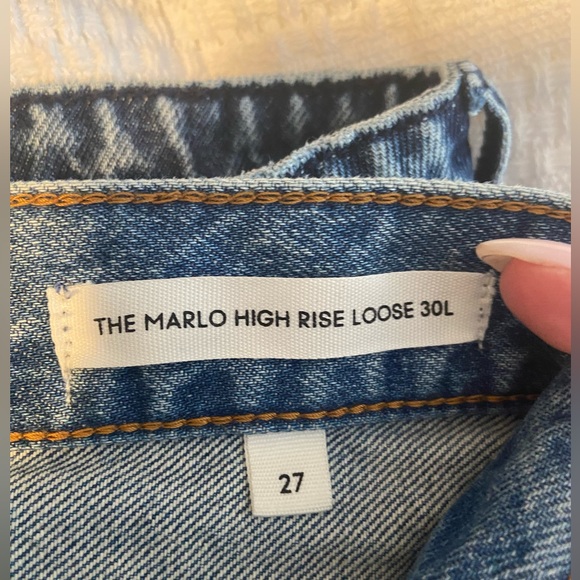 Marlo High Rise Loose Denim Forum Aritzia - Picture 4 of 6